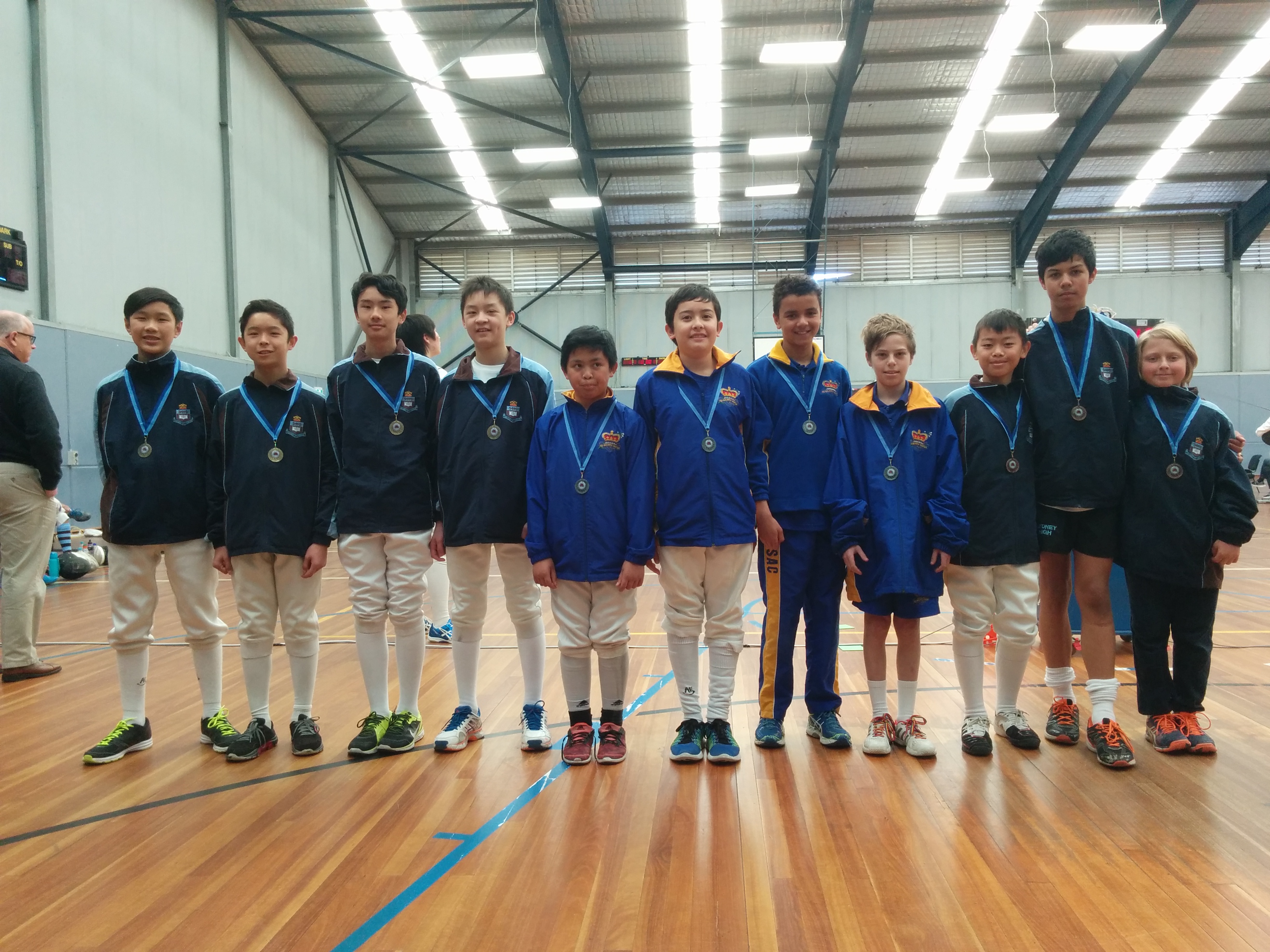 U13 Epee Teams 2016