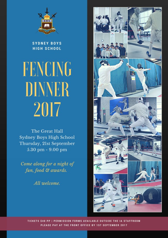 Sydney Boys HS [Fencing Dinner] 2017 JPG